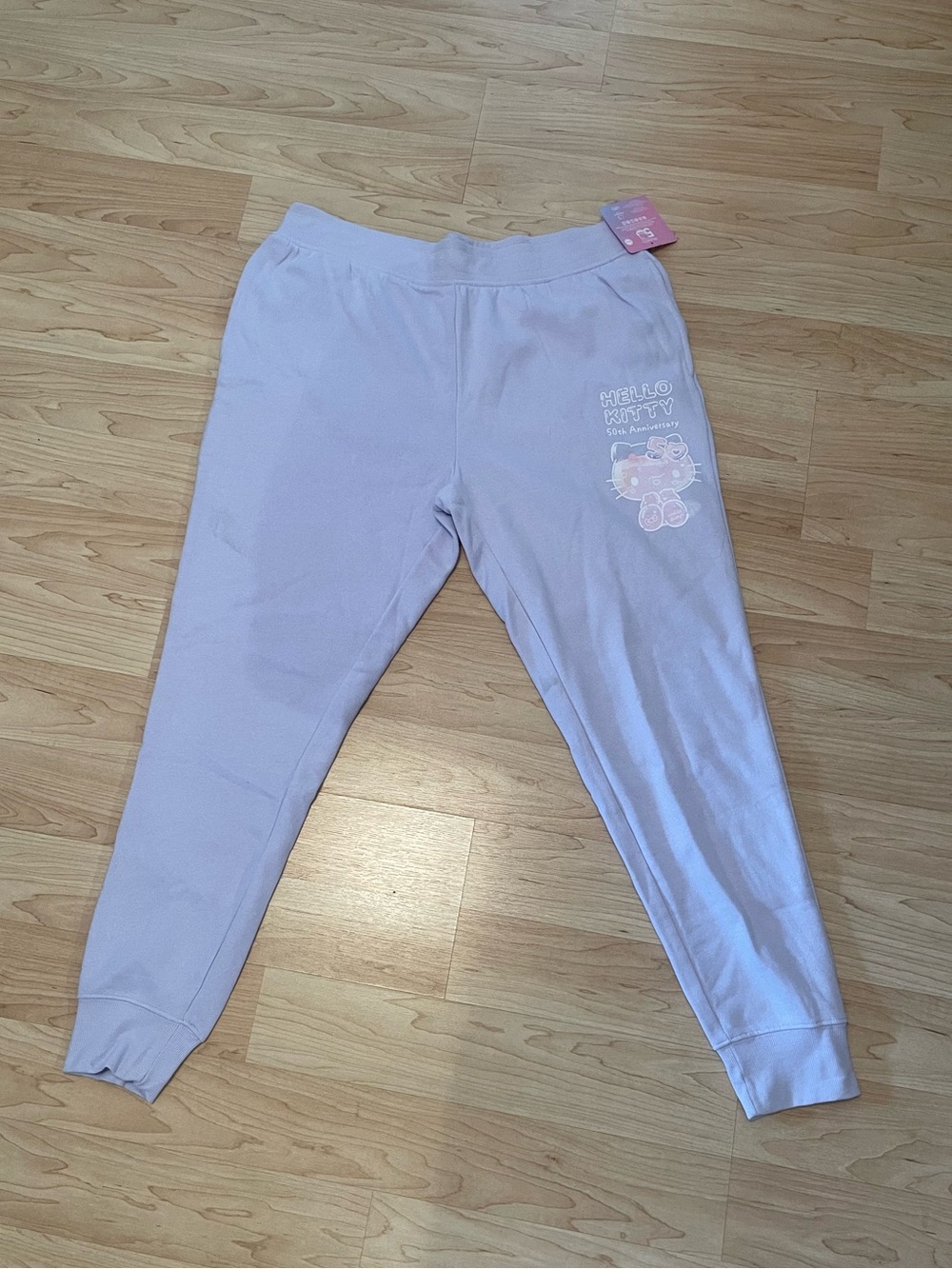 Hello Kitty Lilac Jogger Pants with Character Graphic